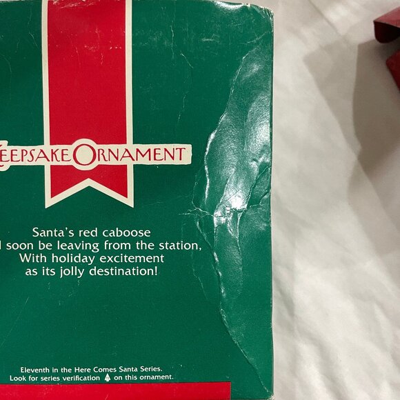 Lot of 4 TRAIN Xmas Hallmark Keepsake Ornaments - Lionel Locomotive, Caboose Car - Picture 13 of 16